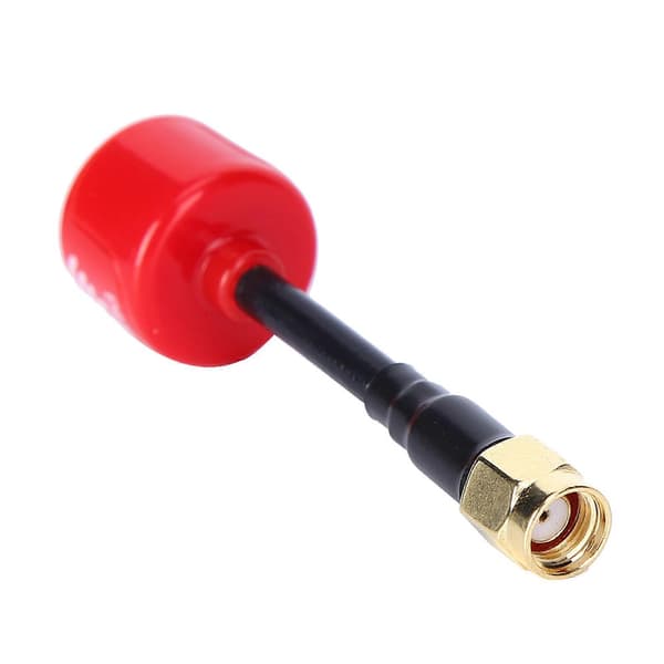 5.8Ghz 3dBi RHCP højforstærkningsantenne til FPV-racerdrone RC-dele tilbehør Red RP-SMA Inner Hole