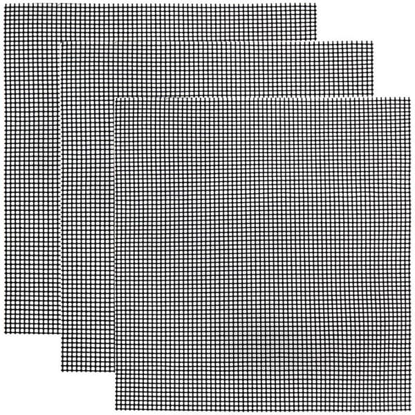 Grillnet/grillmåtte Non-stick Sort 3-pak