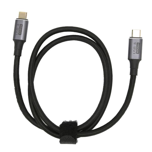 USB4-datakabel PD hurtiglading multifunksjonell 40 Gbps høyhastighetsoverføring HD 8K 60Hz Type-C-datakabel 80 cm