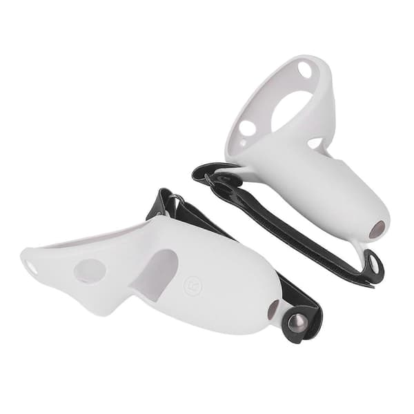 2st Touch Controller Grip Cover Silikongreppskydd med knogremmar för Meta Quest Pro Grey Style B