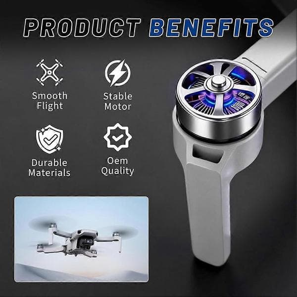 Mini 4K Drone Motorarmmontering Erstatning Venstre Frontarm, Kompatibel med DJI Mini 4K Reservedeler