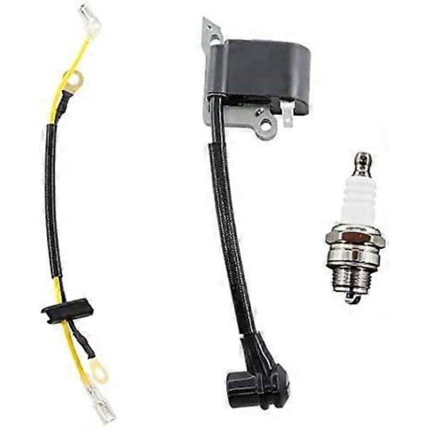 Tändspole Tändstift för Jonsered 2036 2040 CS2036 CS2040 CS2234S CS2238S GZ380 Husqvarna 235 240 236 235E 236E 240 36 41 136 136LE 120 Mark II