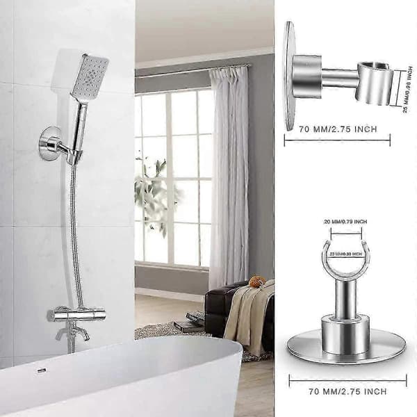 Dusjhodeholder, håndholdt dusjhodeholder, justerbar dusjstangholder