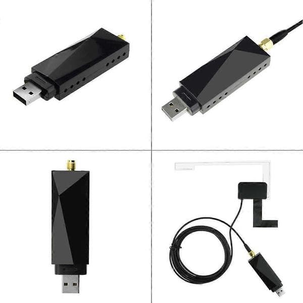 DAB/DAB+ Antenne med USB-adapter Universal Android Bilradio GPS Stereo Mottaker DAB+ Signal Hovedenhet Spiller