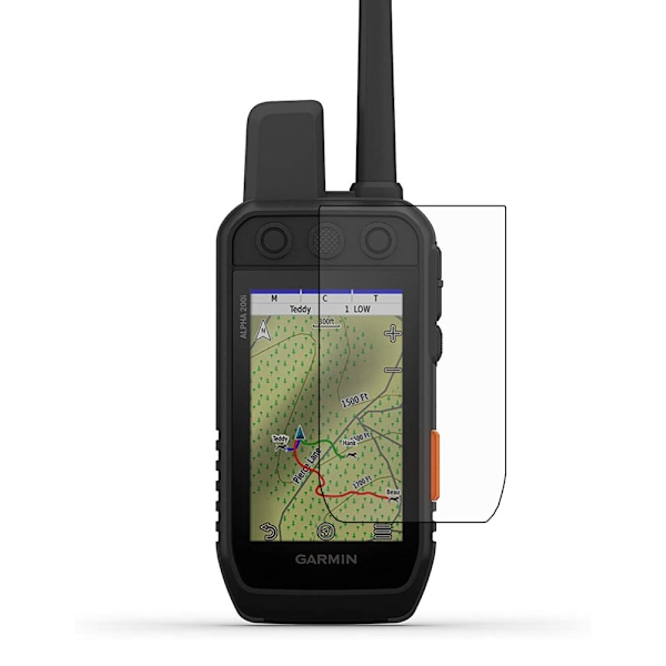 Silikonetui + LCD-beskyttelse for Håndholdt GPS Garmin Alpha 200i 300i Alpha200i Alpha300i Tilbehør