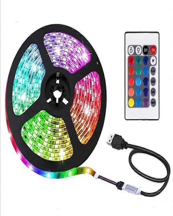 2M IP65 LED-slinga RGB SMD5050 - TV - Dator - Bil - USB Multicolor 2PC