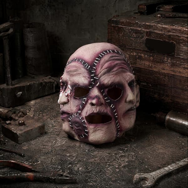 Triple Face Skräckmask – Latex Sydd – för Spökhus A
