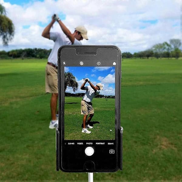 2025 Seneste Model 360 Roterende Golfsvingholder Telefonholder til