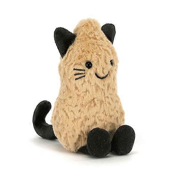 Jellycat Amuseables Peanut Kostume Kat Plys, 15 cm Blødt Legetøj, Sjov Gave til Børn [MI]