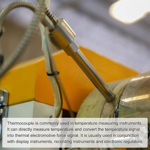 K-typ ytstemperaturtermometer sond sensor i rostfritt stål -58 till 1472F (-50 till 800C) 6.