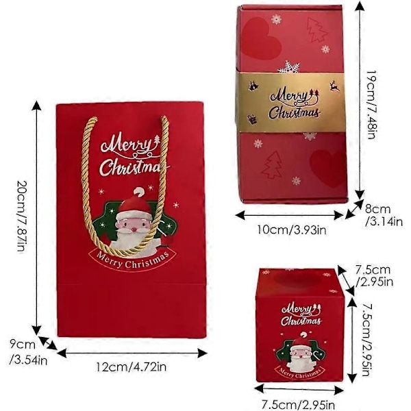 Yllätyslahjapakkaus Joulu, Funoio Yllätyslahjapakkaus, Yllätyslahjapakkaus Christmas wreath design 16box