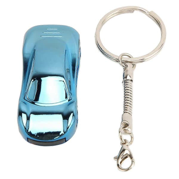 USB-flashdrev, 64 GB, cool sportsvognsform, metal, USB 2.0-interface, Plug and Play, blå