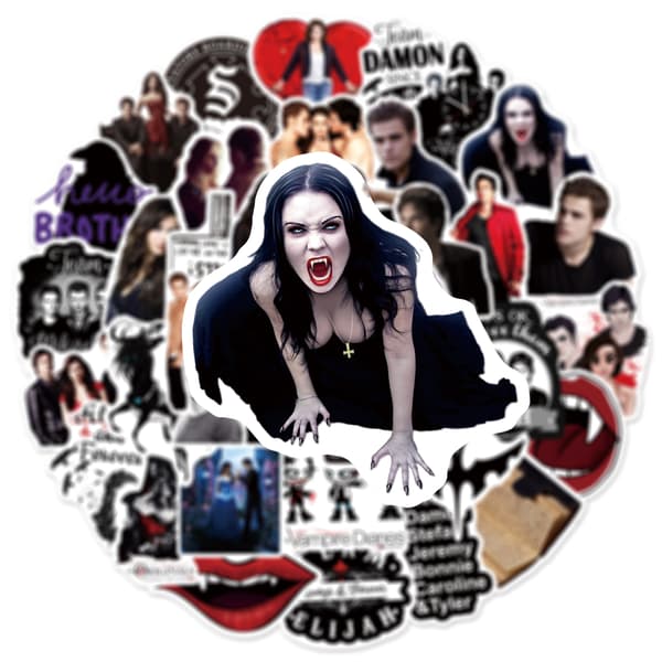 150 Vampire Diaries Graffiti-klistremerker
