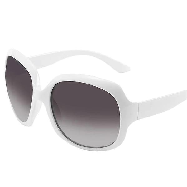 Oversized solbriller med gradientlinser og UV-beskyttelse, letvægts White