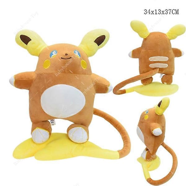 Alolan Raichu Pikachu plyschleksaker