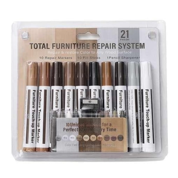 Möbelreparationspenna - 21-pack
