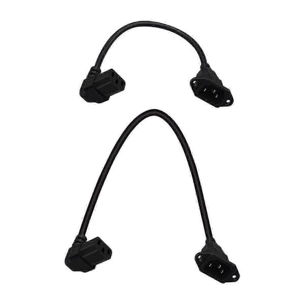 C14 til C13 ledning C14 stik til C13 fatning med skruehuller Holdbar-farve: 30cm