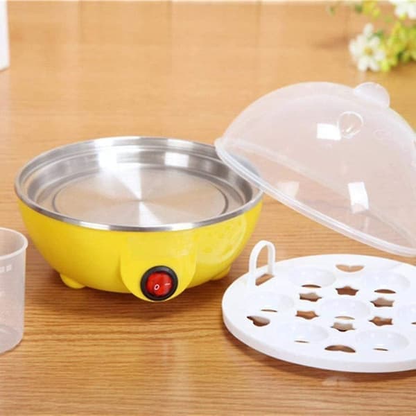 Egg Cooker, Egg Cooker Test Winner Egg Cooker For 1-7 Eggs With Indicator Light Automatic Shut-Off, Overheating Protection, Measuring Cup, Bpa-Free