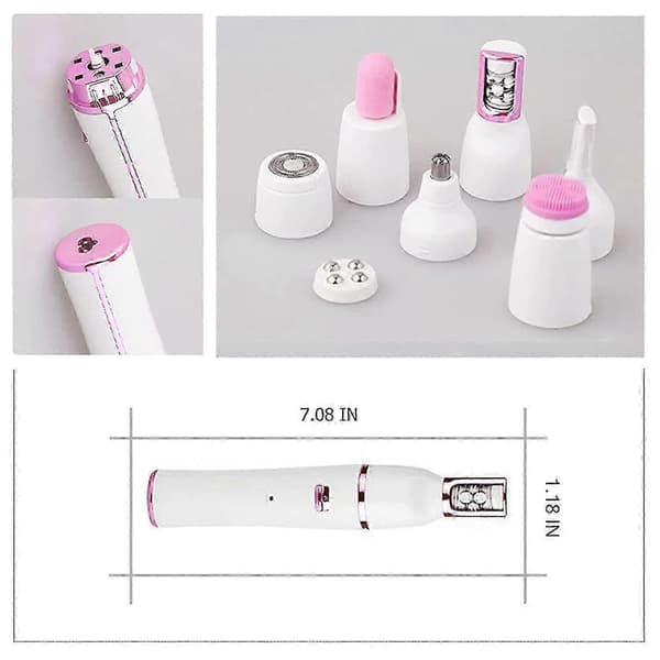Pluxy Epil Pro 3.0 Ansigts-hårfjerner til kvinder, trådløs genopladelig epilator med Xinda-system