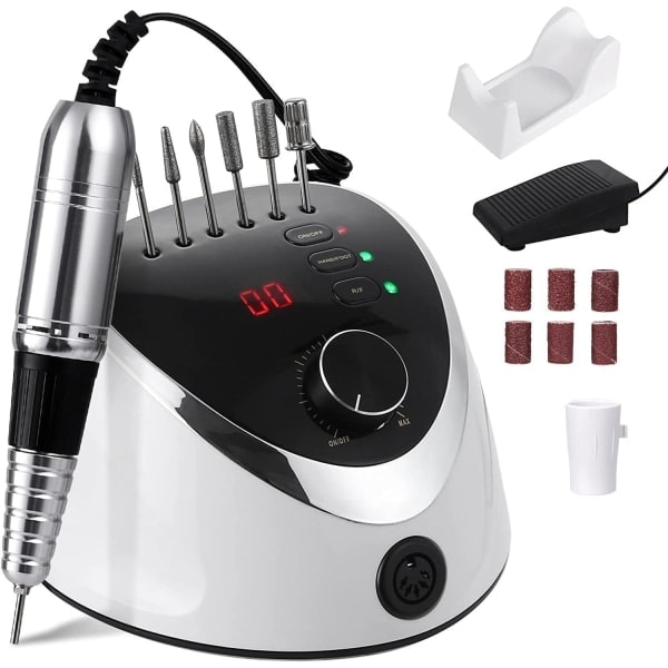 Hurtig neglsliper: 6 slipehoder, justerbar multi