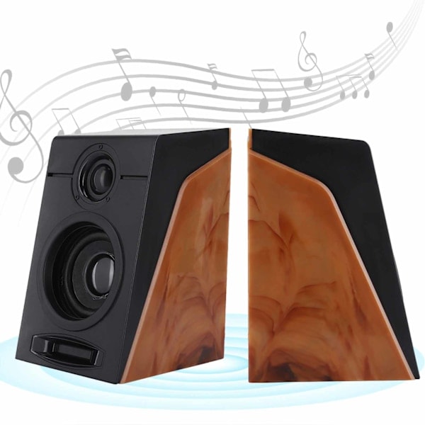 Par 3in Tung Bas Högtalare HiFi Ljud Dator Subwoofer
