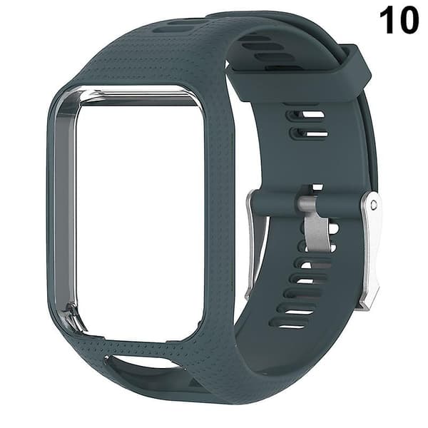 Silikon erstatningsklokkereim armbånd for TomTom Runner 2 3 klokke 5