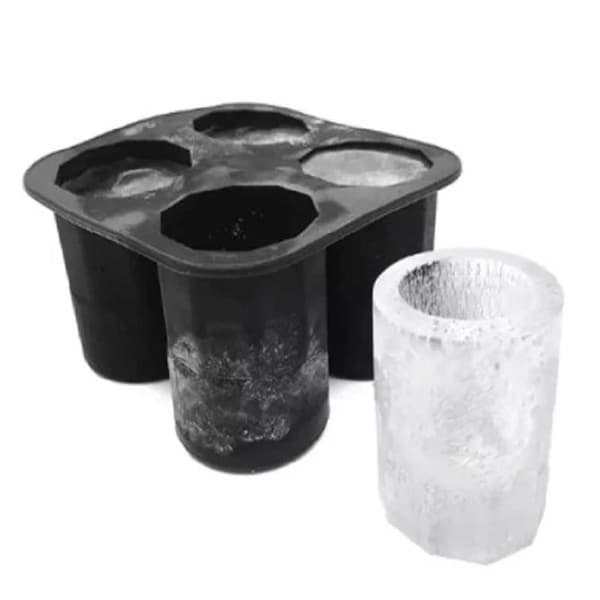 2-pack Isform Shotglas Bakform Glas Iskubform Silikon vit - Perfekt white