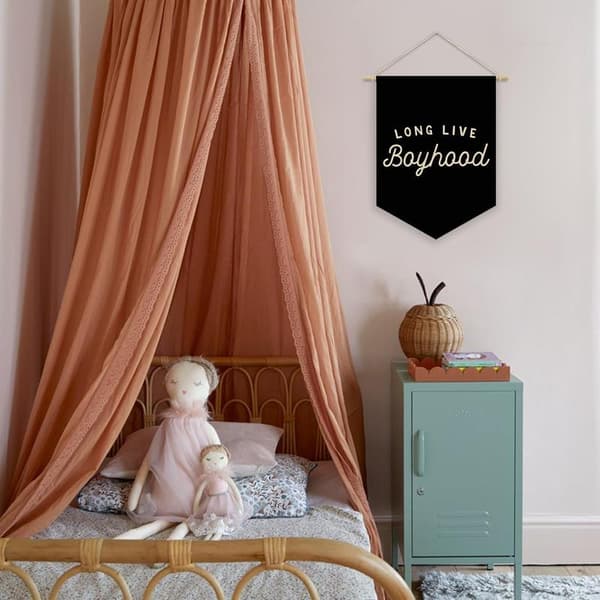 kidsroom Lærredsbanner black