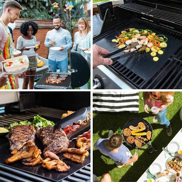 Grillmåtter (10-pak), Premium & Genanvendelige Grillmåtter