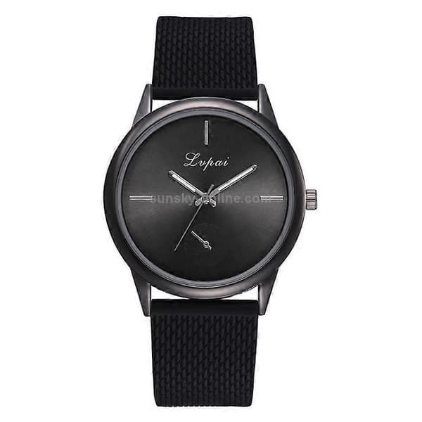 lvpai Dame Enkel Kvarts Mesh Belteklokke Black