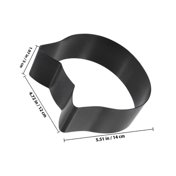 Tegneserie kattetoastform for baking, non-stick brødbakeform