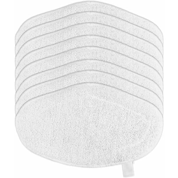 8 stk vaskbare mikrofibermopper for Polti Vaporetto dampmopp