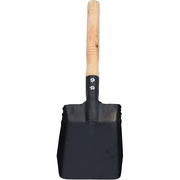Liten spade med trehåndtak, praktisk spade, hagespade, rengjøringsspade for søppel (36X9,5cm, som vist på bildet)