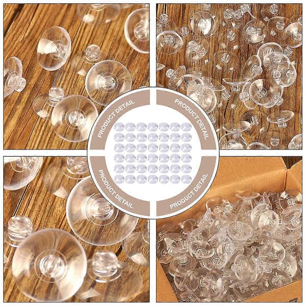 Plast Transparent Sugekop til Dekoration 1 Pose