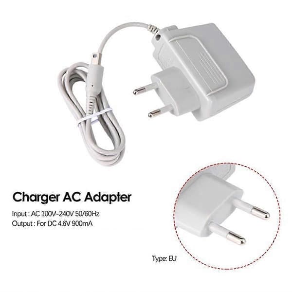 Oplader AC-adapter til Nintendo til nye 3DS XL LL til DSi DSi XL 2DS 3DS 3DS XL EU-STIK