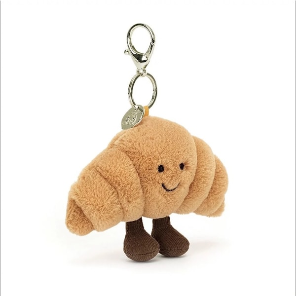 Amuseables Croissant Kosedyr, Liten 17cm | Bakverksplysj | Morsom gaveidé