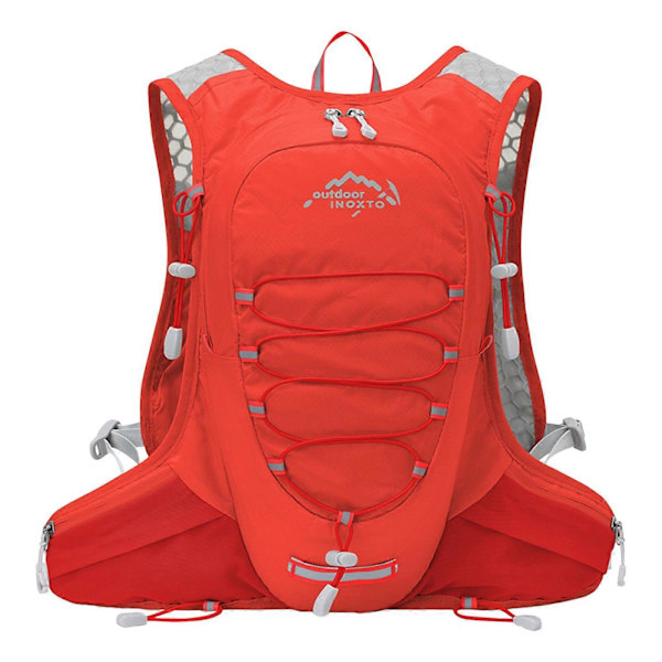 Vätskeryggsäck 12L Ultralätt Hydreringsryggsäck Män Kvinnor Vandringsryggsäck Vattenbehållare för Utomhuscamping Vandring Red 20cmx10cmx38cm
