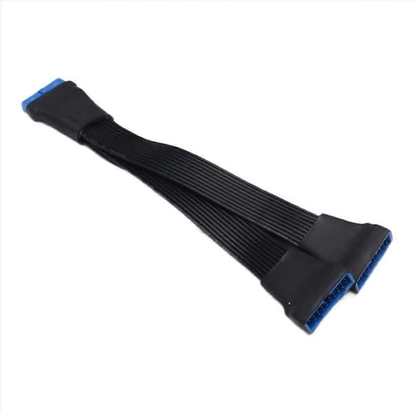 Moderkort USB 3.0 19PIN Header 1 till 2 Förlängningssplitterkabel