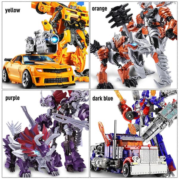 Deformationsrobotlegetøj, Deformerede Bilrobotlegetøj, Actionfigur Deformationsbilmodelgave til Børn Piger Drenge Orange
