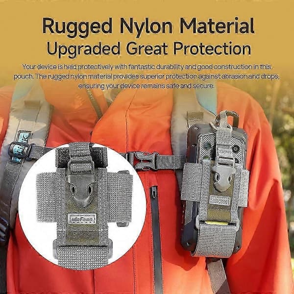 Ulefone Armor Holster Multifunktionell Telefonväska Midjeväska för Utomhusaktiviteter Grey