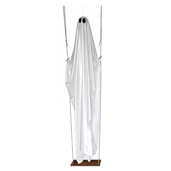 Kæmpe hængende spøgelse – LED-lysende Halloween-havedekoration 180cm Without Light