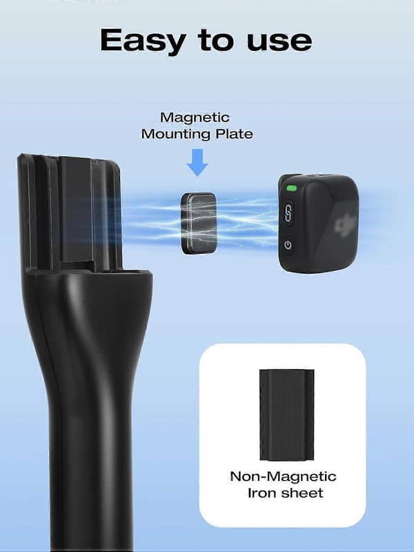DJI Mic Mini magneettinen langaton mikrofoniteline, DJI Mic1/2 mikrofoniteline