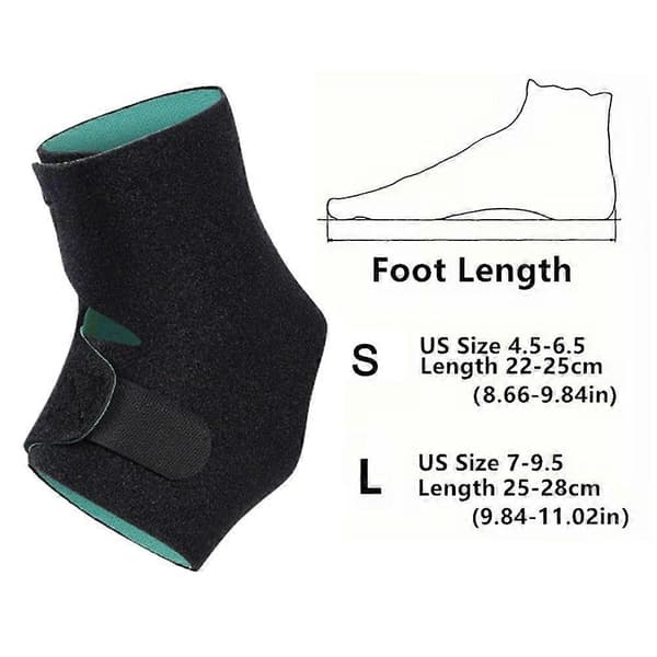 Justerbart fotledsstöd - Andningsbar nylonkompression Stabilitet Unisex grey
