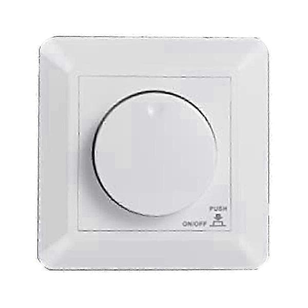 LED Dimmerbryter, Innfelt Dimmer for Dimbare LED og Halogen, 5-300 W Dimmerbryter LED, Fasekontroll Dimmer
