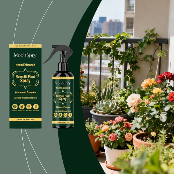 Neemolie Plantespray (100 ml) til Bladpleje og Vedligeholdelse