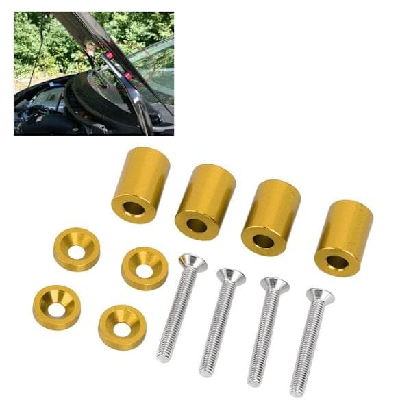 Motorhjelm Ventilations Spacer Riser i Aluminiumlegering til 6mm Motor (Guld)