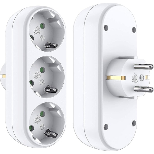 Støpseladapter Grenuttak Uten Kabel Uttak På Veggen Hvit Hvit Ladeadapter USB Lader For Kamera