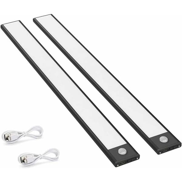 150LM LED Rörelsesensor Skåplampa Uppladdningsbart Batteri 30cm - Perfekt
