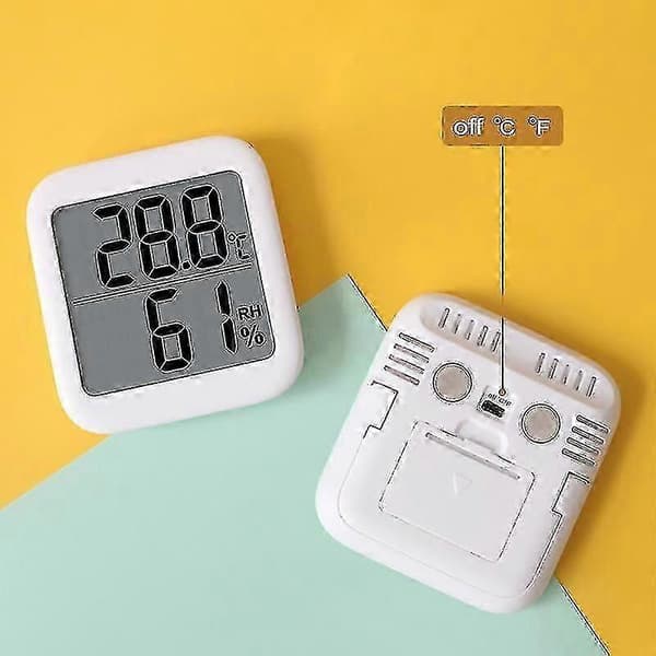 Rumstermometer Inomhus Hygrometer, Fuktmätare, Digital