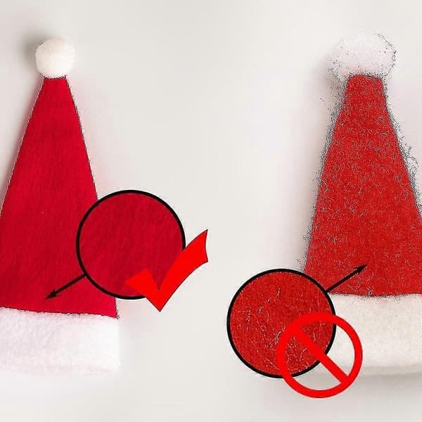 10 stycken Mini Tomtehatt Juldekor Hem Julklapp Present Dek...